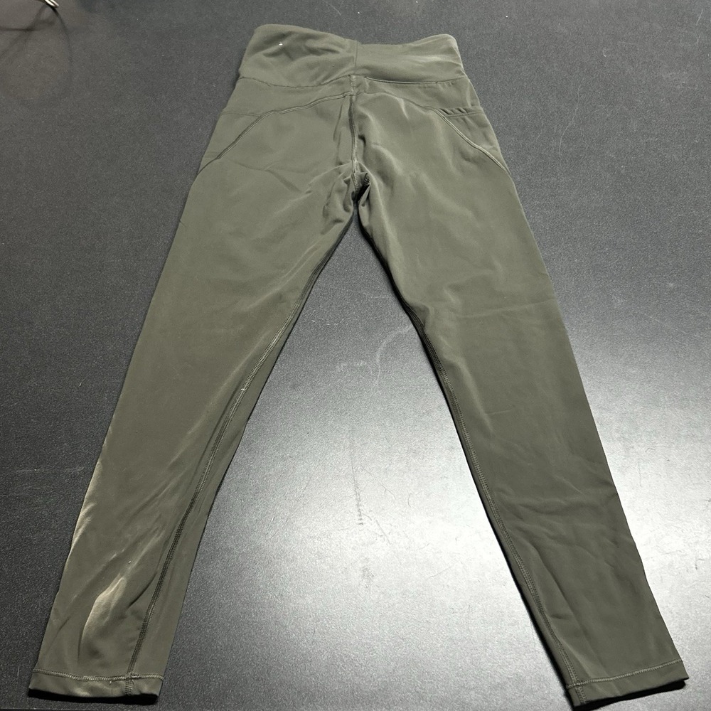 Aeropostale Green Leggings Women's Size Small EUC Solid Women - Picture 2 of 8
